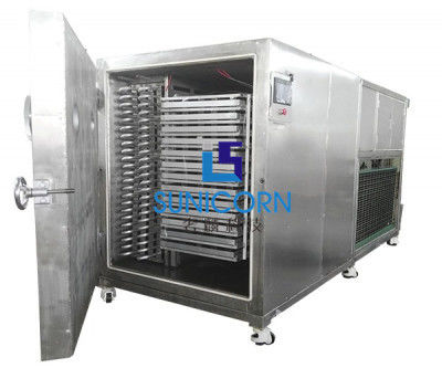 Chine chauffage refroidi par air de machine de séchage de fruit de vide de 10sqm 100kg sans refroidissement par l'eau fournisseur